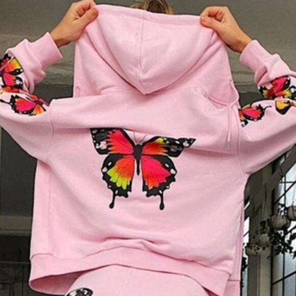 I.AM.GIA Aporia Full Zip Hoodie Light Pink XS - Picture 10 of 11